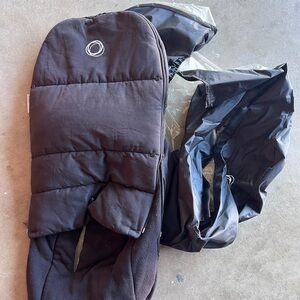 Bugaboo Butterfly Black Footmuff Thermolitr & Rain Cover Set